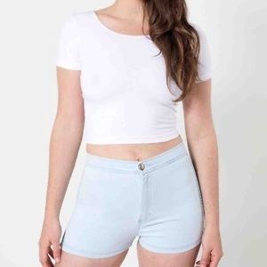 American Apparel Easy Shorts (Light Wash)